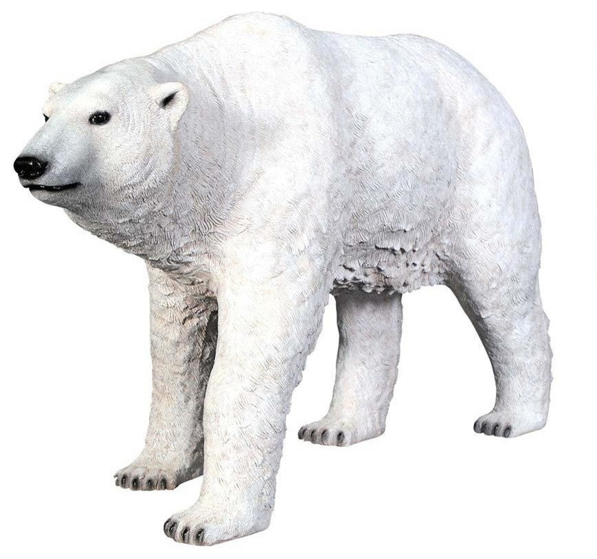 The Polar Bear on the Prowl Statue