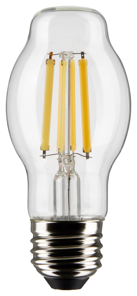 8W BT15 LED, Clear, Medium Base, 2700K, 800 Lumens, 120V