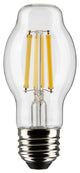 8W BT15 LED, Clear, Medium Base, 2700K, 800 Lumens, 120V