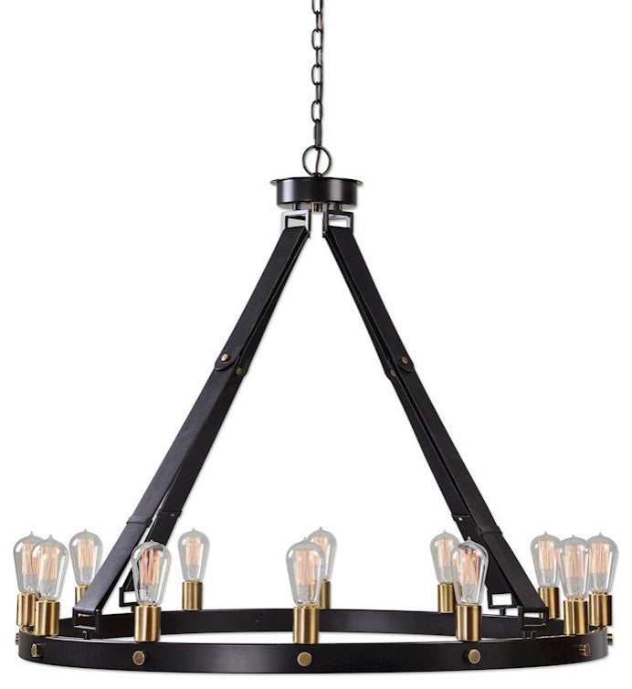 Uttermost Marlow 12 Light Circle Chandelier, 21280