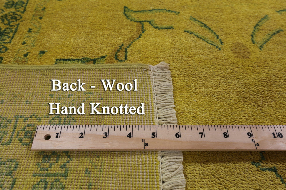 8' 2" X 9' 10" Full Pile Overdyed Handmade Rug - WR1968