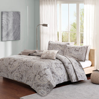Madison Park Printed Coverlet Set, King/California King