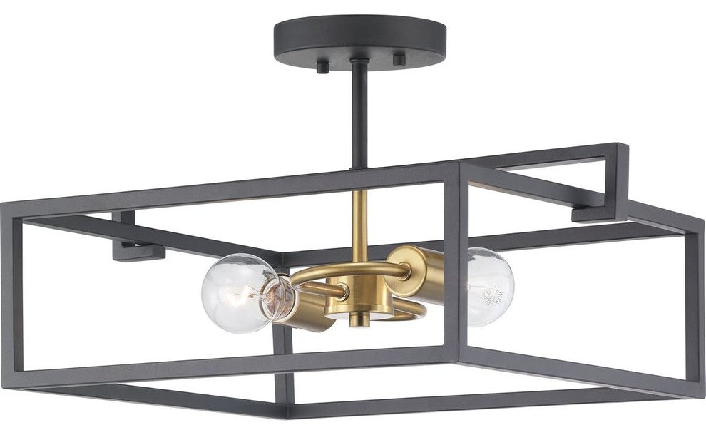 Blakely Collection Two-Light Semi-Flush Convertible