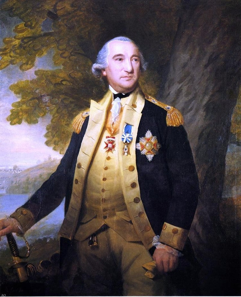 Ralph Earl Baron von Steuben, 20"x25" Wall Decal Print
