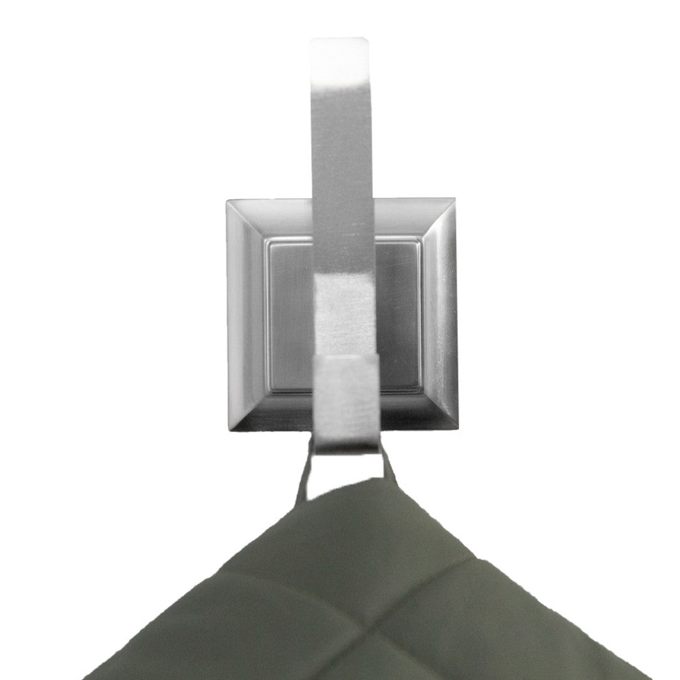 Arista Leonard Collection Robe Hook, Satin Nickel