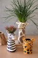 Kalalou Cdv2088 Set Of Three Ceramic Safari Animal Succulent Holders