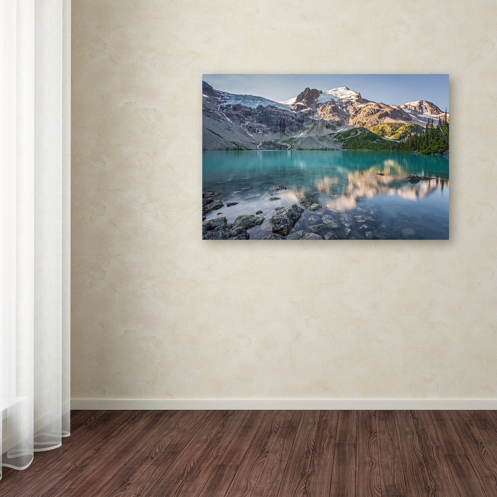 Pierre Leclerc 'Joffre Lake Reflection' Canvas Art, 32x22