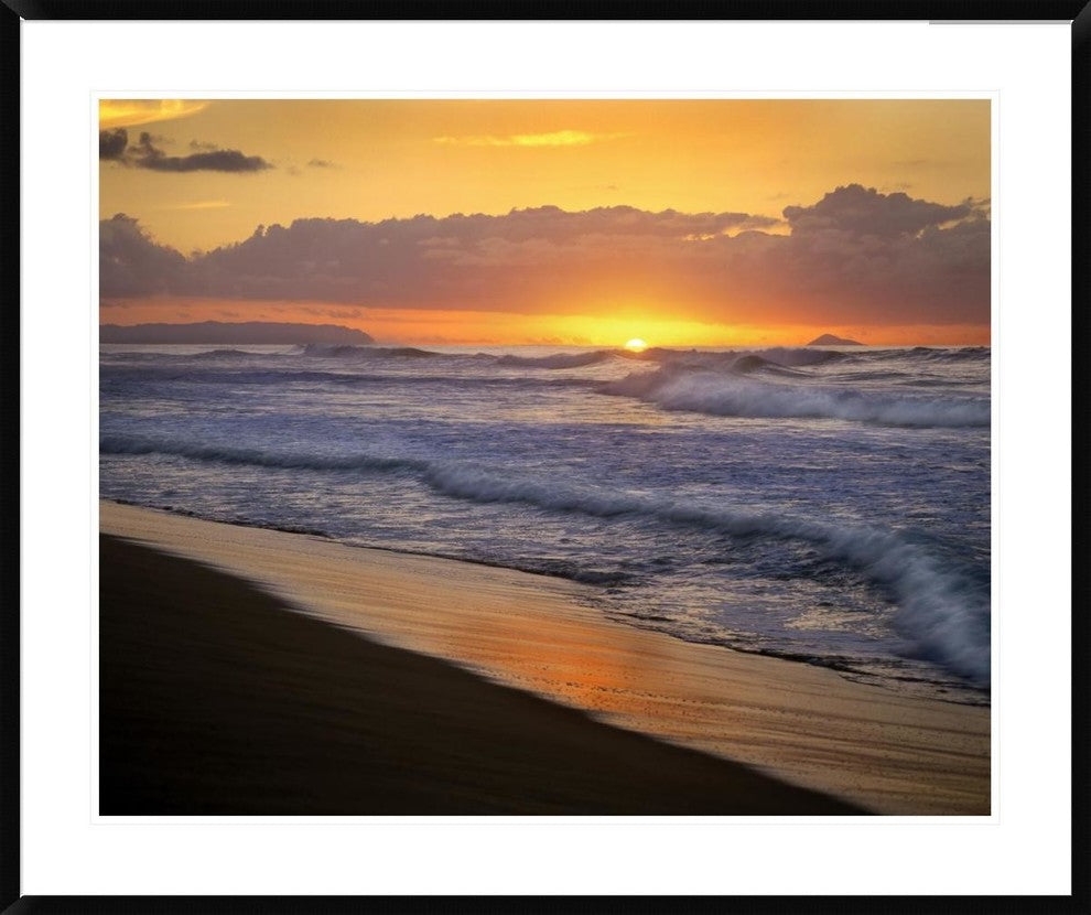 "Sunset over Polihale Beach, Kauai, Hawaii"  by Tim Fitzharris, 43x36"