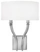 Hinkley Surrey Sconce 2-Light Sconce, Polished Nickel