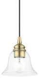 Moreland 1 Light Antique Brass Single Pendant