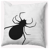 20" x 20" Big Spider Indoor/Outdoor Polyester Throw Pillow, White