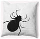 20" x 20" Big Spider Indoor/Outdoor Polyester Throw Pillow, White