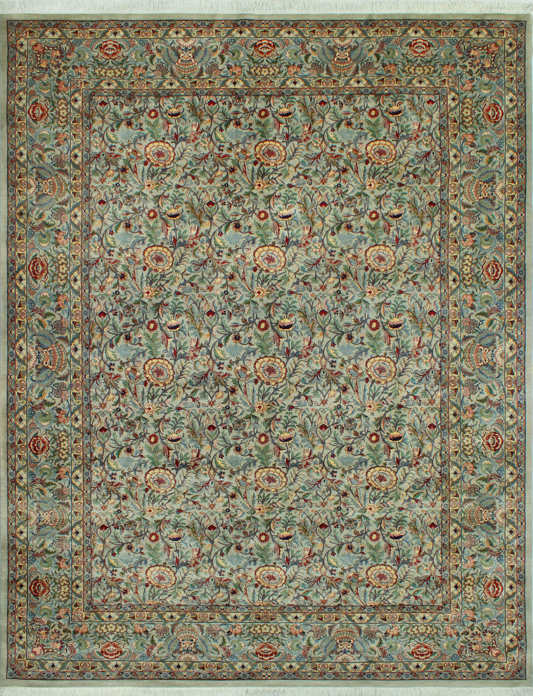 Pak-Persian Dilek Gray/Gold Rug, 9'1x12'3