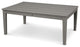 POLYWOOD Newport 28"x42" Coffee Table, Slate Gray