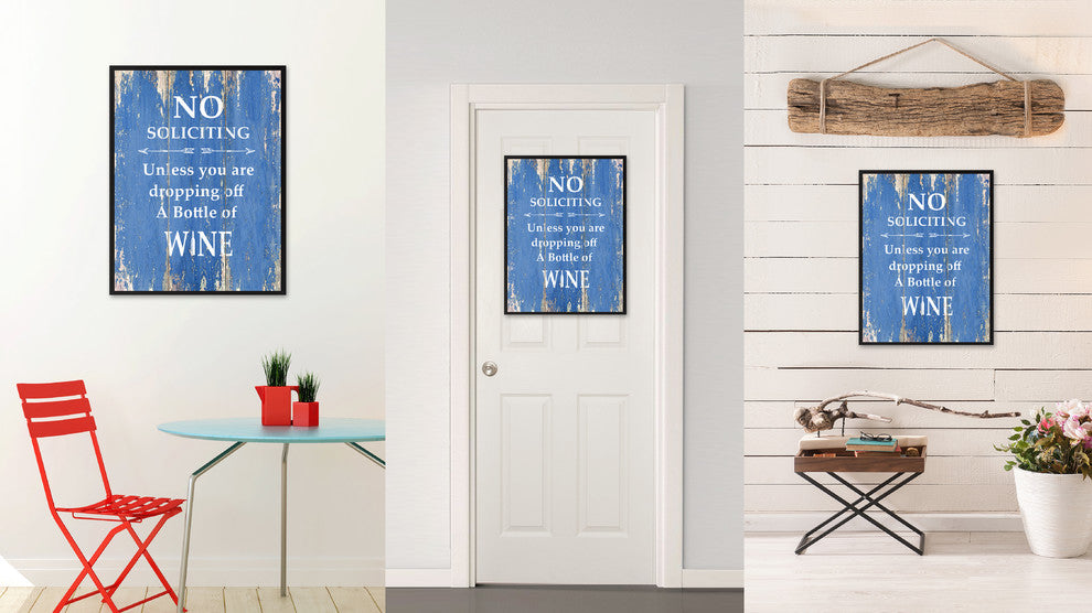 Dropping Off A Bottle Of Wine Inspirational, Canvas, Picture Frame, 13"X17"