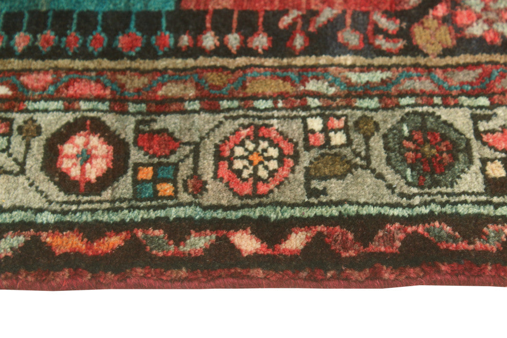 Fine Vintage Distressed Cartland Charcoal/Grey Runner, 2'10 x 8'9