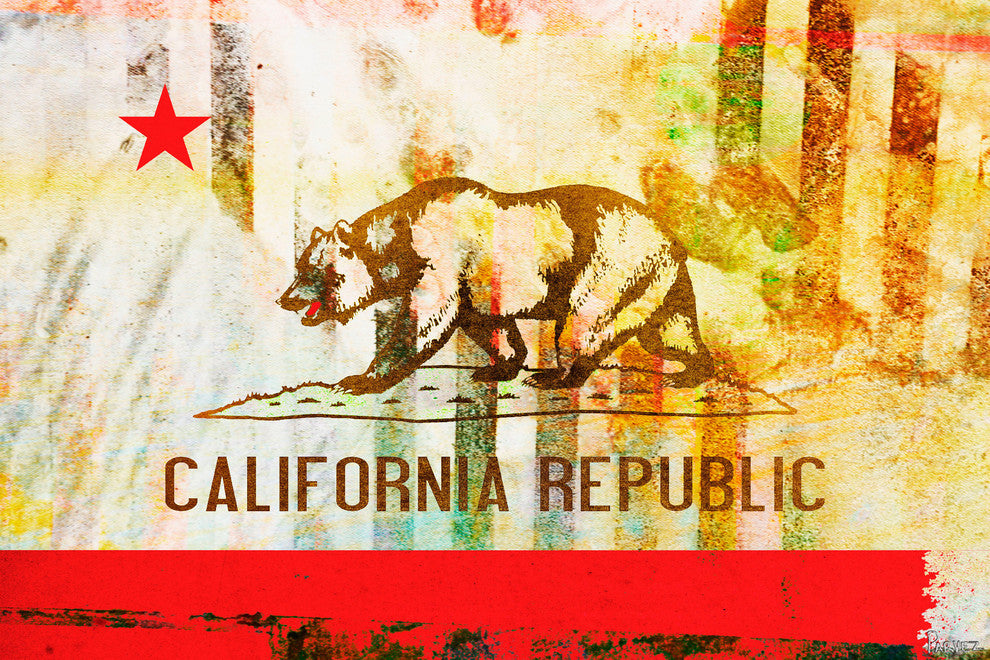 "Cali" Fine Art Canvas Print, 36"x24"