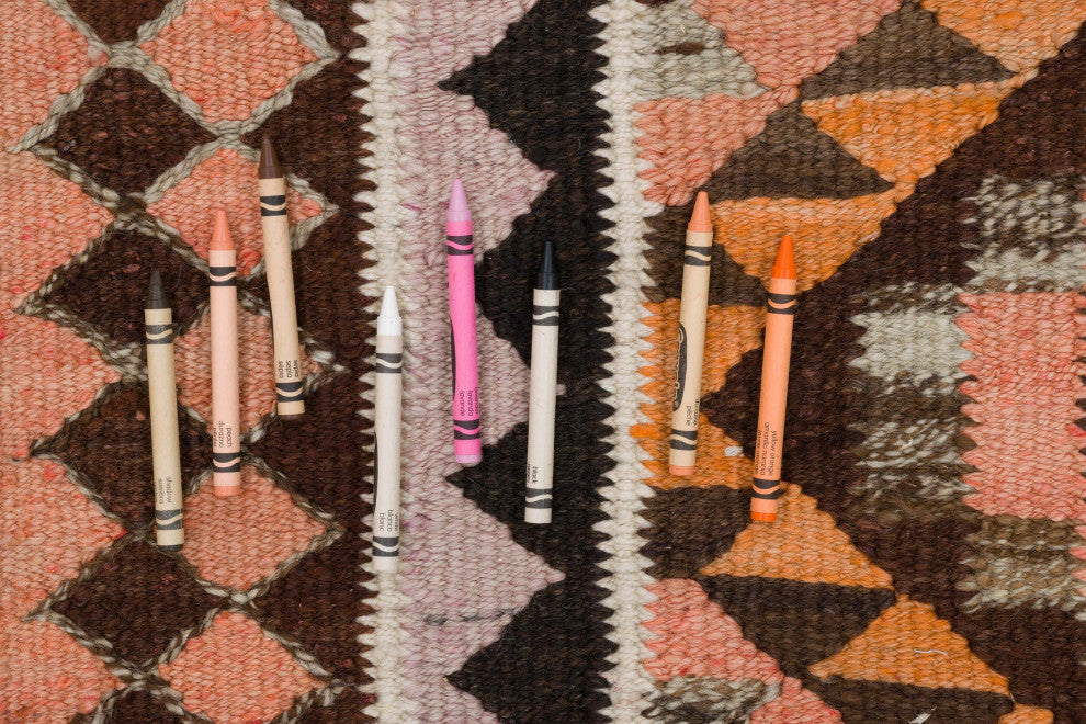 Vintage Turkish Kilim Runner 3' x 10' 2", 36 in. x 122 in.