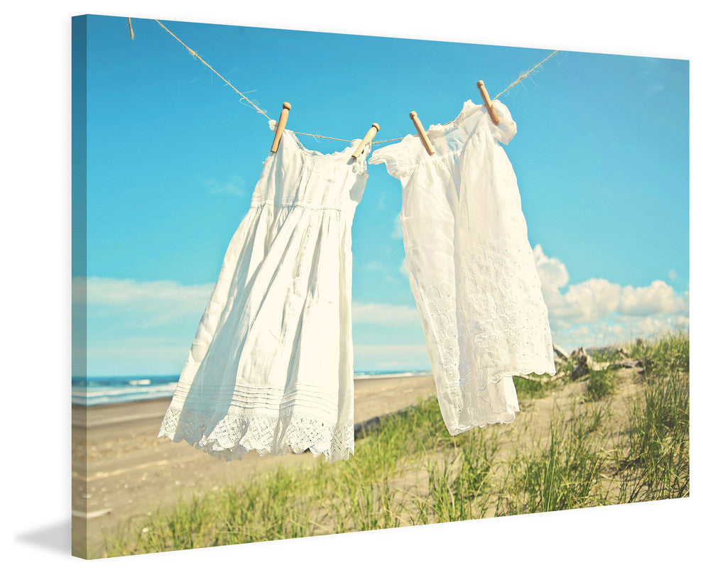 "In the Breeze" by Sylvia Cook Painting Print Wrapped Canvas, 36x24