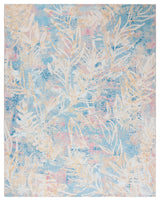 Safavieh Barbados Collection Indoor-Outdoor, BAR512 Rug, Light Blue/Ivory, 8'x10'5"