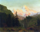 Albert Bierstadt Landscape, 21"x28" Wall Decal Print