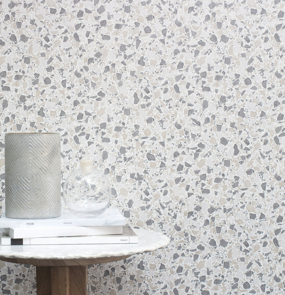 Aldrich Multicolor Terrazzo Wallpaper Bolt