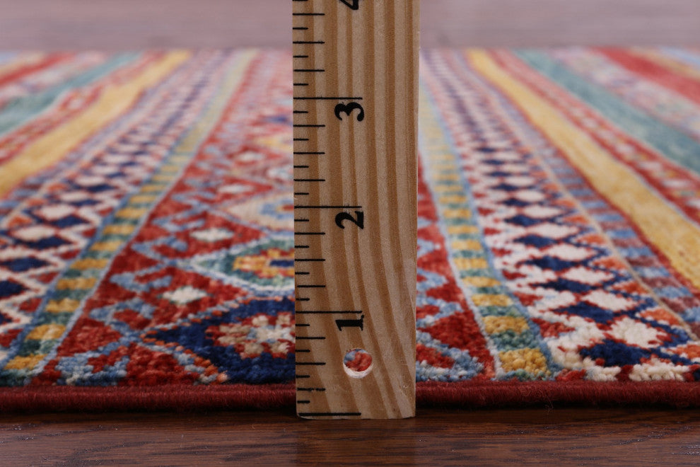 2' 7" X 4' 0" Hand-Knotted Khorjin Super Kazak Rug Q10842