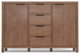 Hollander Solid WOOD Sideboard Buffet, Medium Saddle Brown