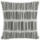 20" Outdoor Pillow Polyester Insert, Dash Black White