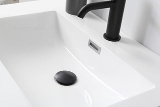 Colmar Wall Mount Vanity, Dark Gray, 30"