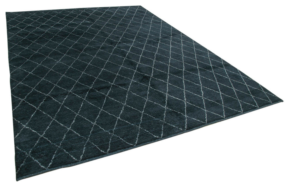 Rug N Carpet - Handmade Unique 9' 1'' x 12' 2'' Moroccan Area Rug