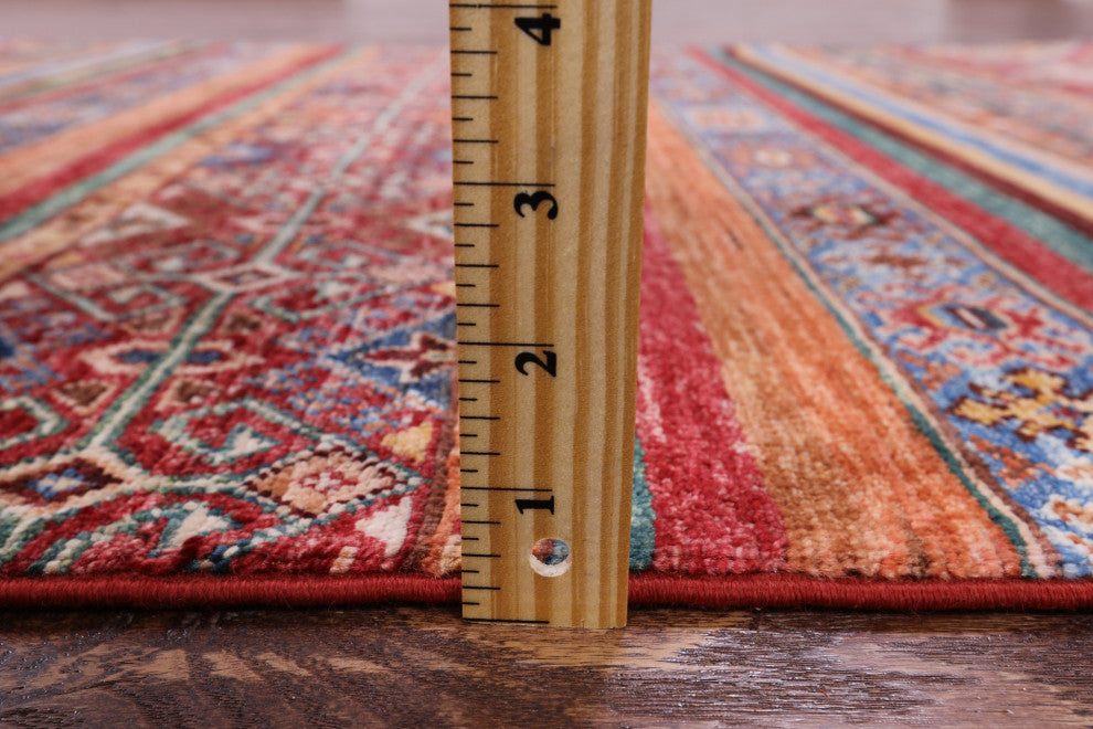 Khorjin Super Kazak Hand-Knotted Rug 3' 11" X 5' 9" Q5362