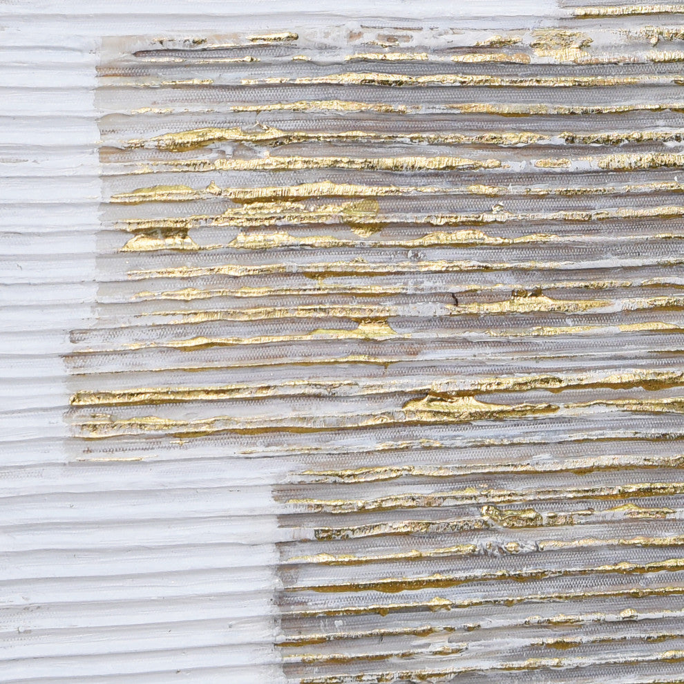 The City Textured Metallic Hand Painted Wall Art by Martin Edwards