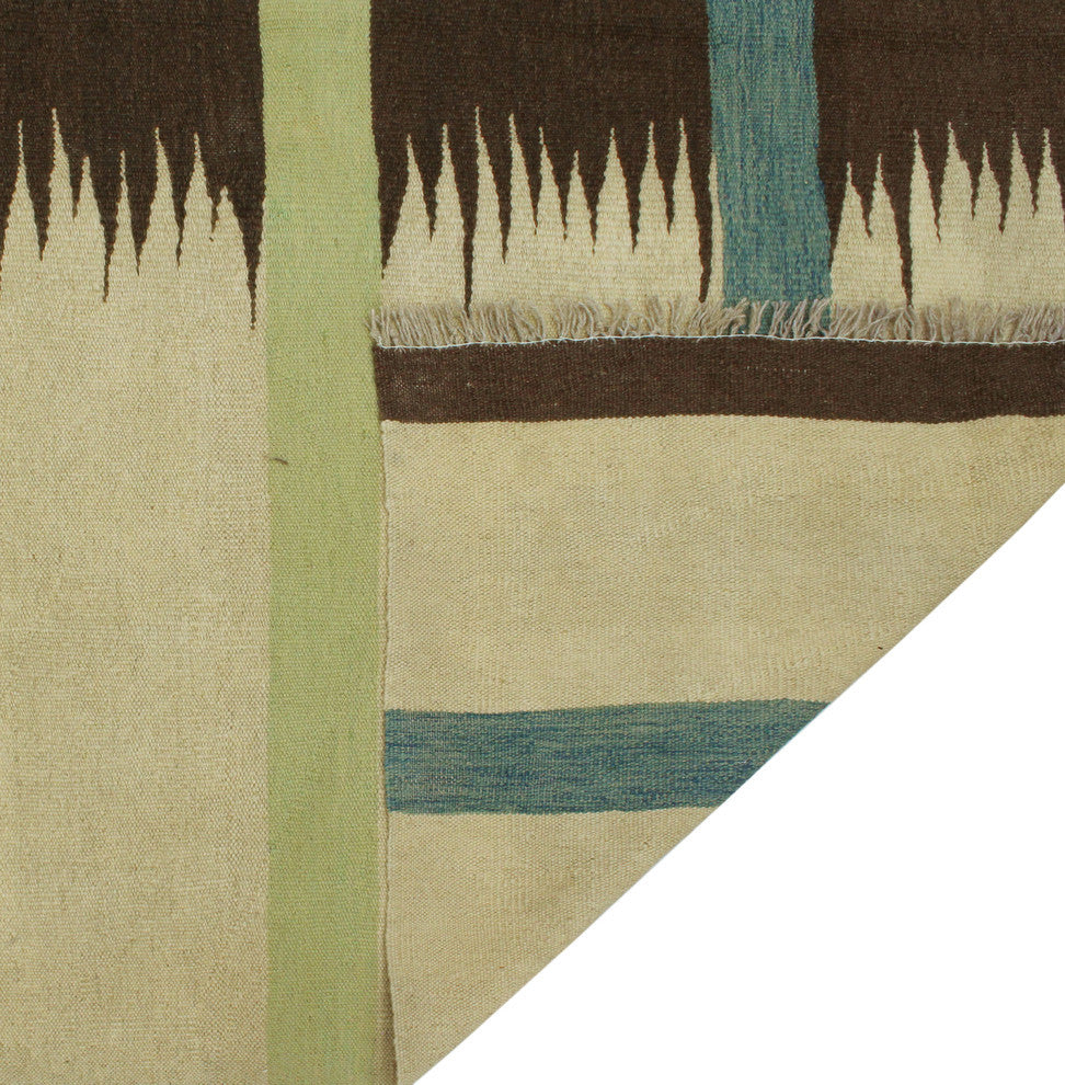 Winchester Kilim Haqq Ivory Rug, 6'4x9'8