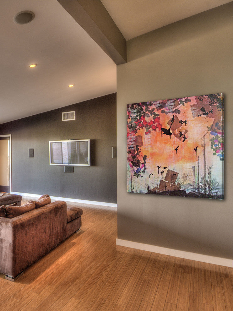 "West Wind" Painting Print on Canvas by Tracy Silva Barbosa