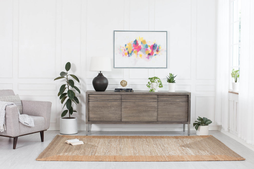 8'x10' Eden Natural/Tan Jute Area Rug