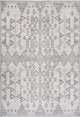 Idris Tribal Diamond Geometric Gray/Beige 3 ft. x 5 ft. Area Rug