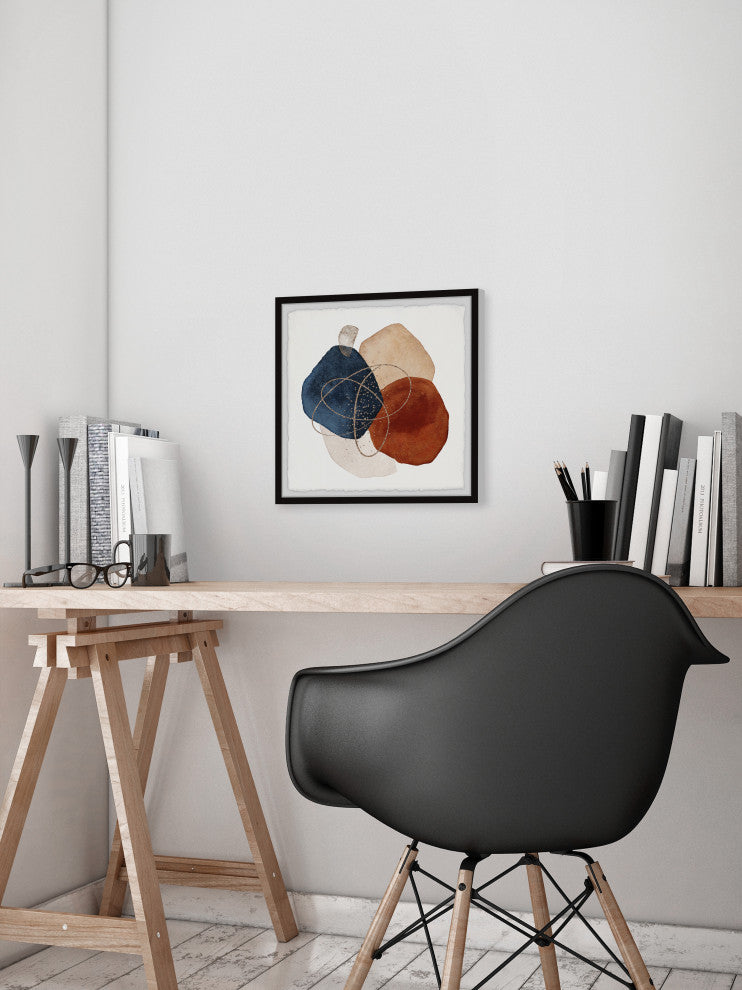 "Dynamic Tension" Framed Painting Print, 24x24