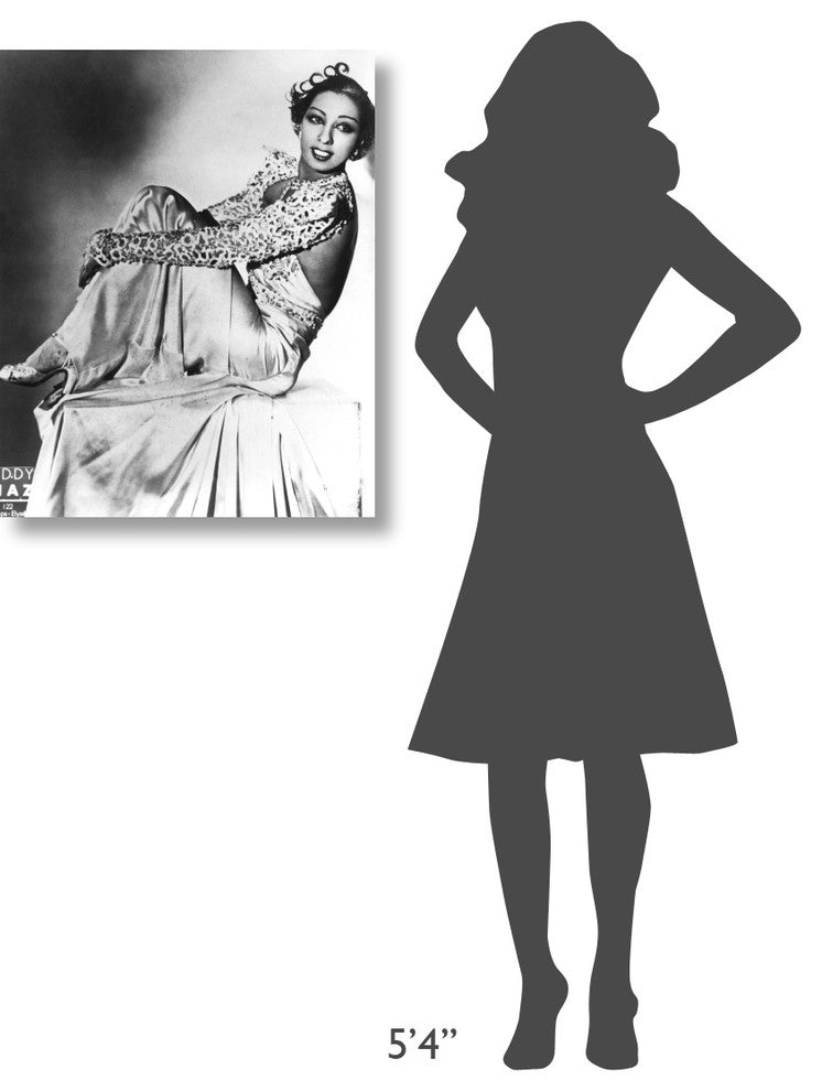 "Josephine Baker" Stretched Canvas Giclee by Hollywood Photo Archive, 24"x30"