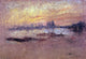 James McNeill Whistler Red and Gold: Salute Sunset Wall Decal