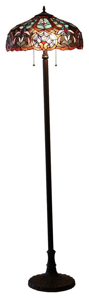 Sadie 2-Light Victorian Floor Lamp