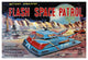 "Flash Space Patrol" Digital Paper Print by Retrotrans, 24"x17"