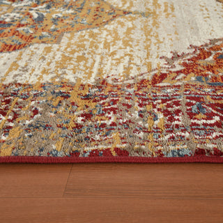 Athinai Pelham Red Medallion Area Rug, 2'x3'