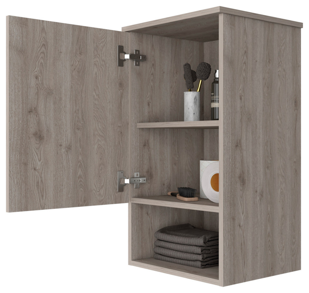 DEPOT E-SHOP: Arya Medicine Cabinet, Light Gray