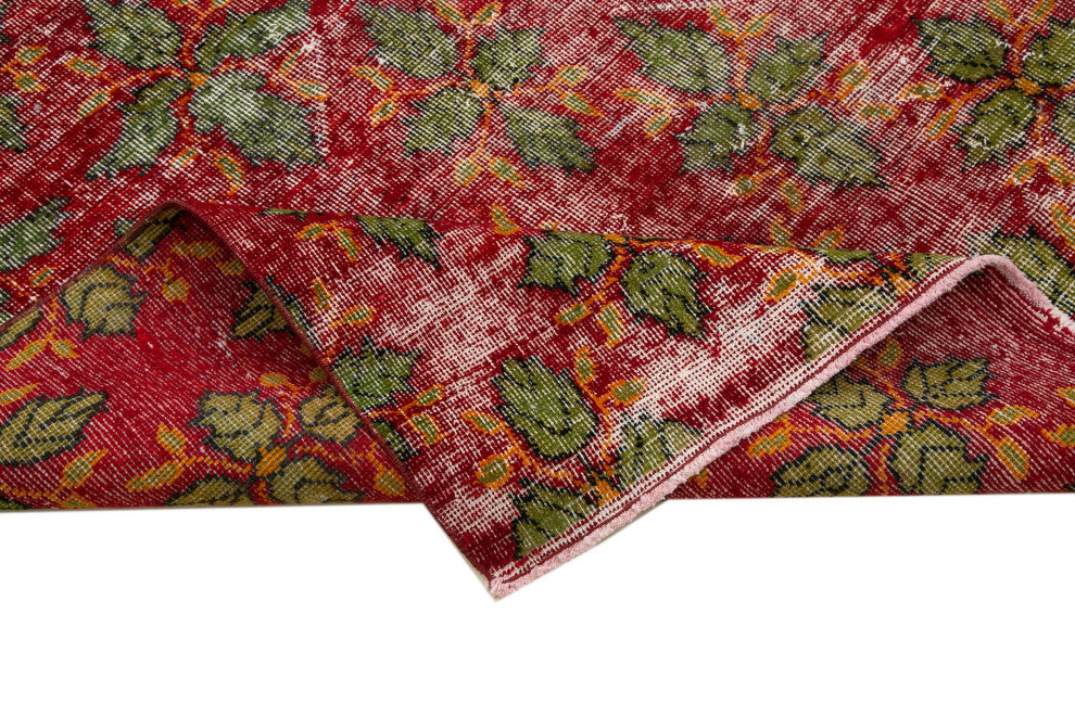 Rug N Carpet - Handwoven Oriental 5' 6'' x 9' 9'' Contemporary Vintage Rug