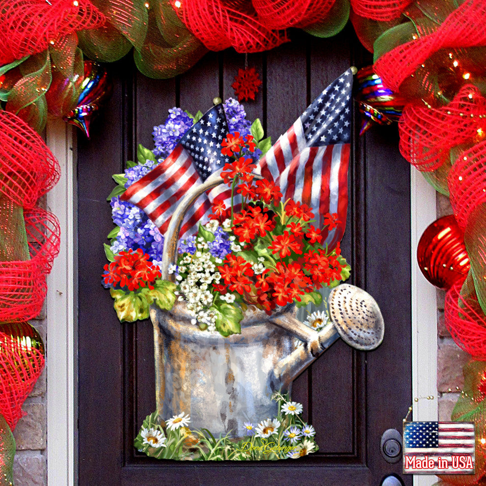 Celebrating the American Freedom Wall and Door Hanger by Dona Gelsinger