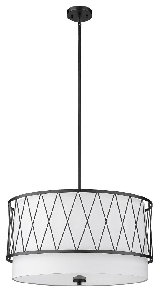 Zlite 198-24MB 4-Light Pendant, White