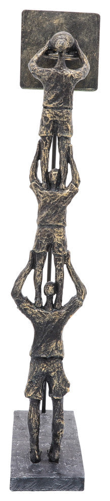 Resin 19" 3-men Dunk, Bronze