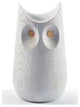 Atipico Savis Medium Wooden Owl, Snow