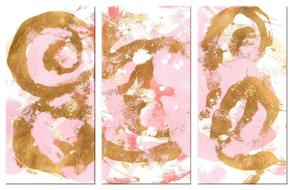 Ready2HangArt 'Pirouette' Wrapped Canvas Art Set, 40"x60" 3-Panels